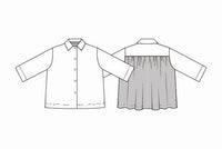 Masai Skjorte S / Jet Stream MASAI- Ingelisa shirt kunstkolonialen