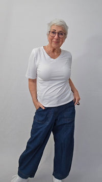 Masai T-Shirt S / White MASAI- Blyvora T-shirt kunstkolonialen