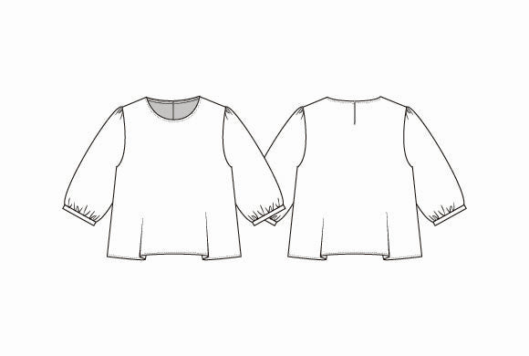 Masai Topp MASAI- Beren bluse kunstkolonialen