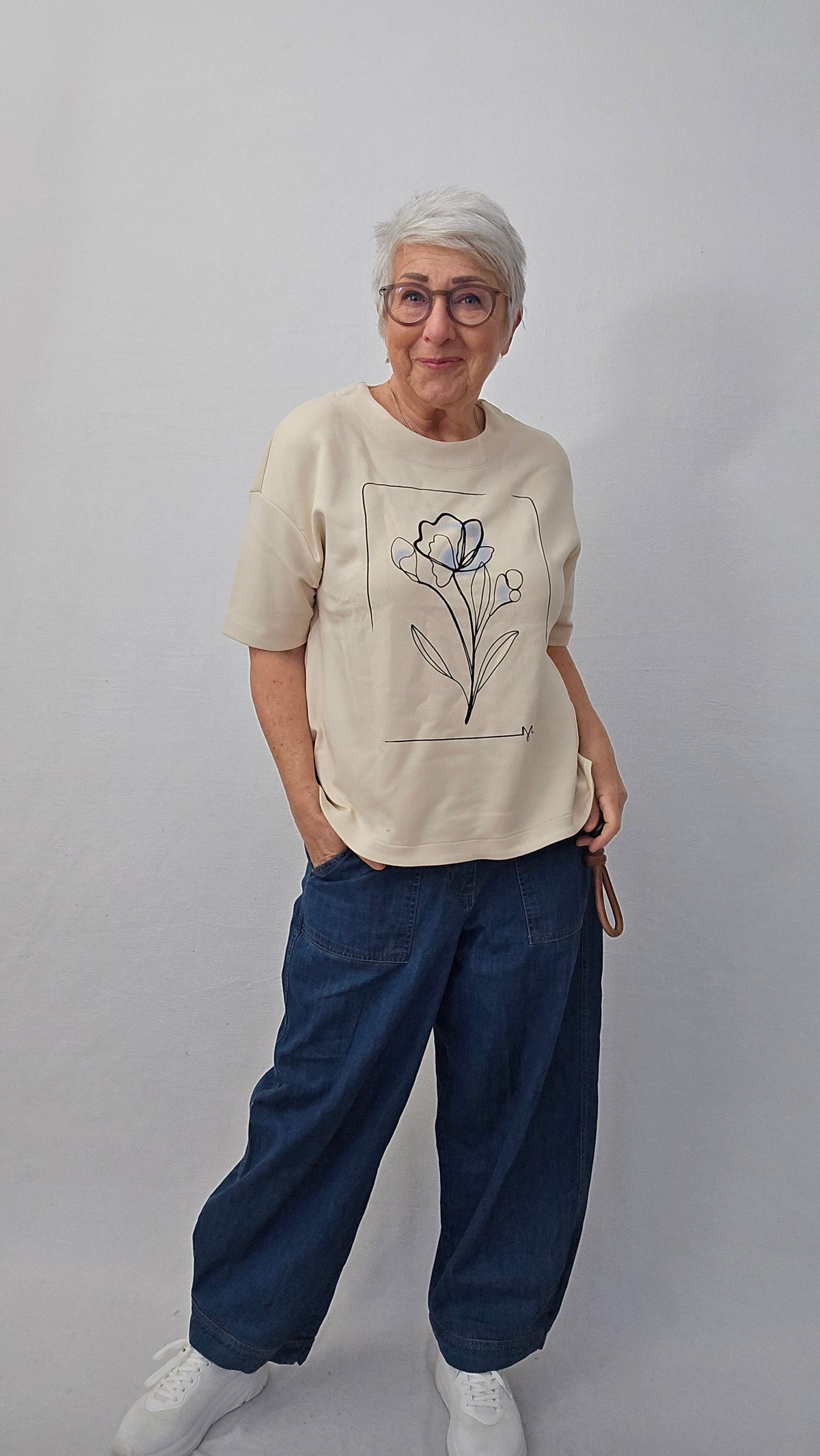 Masai Topp Masai- Dominan jerseytopp m/trykk kunstkolonialen