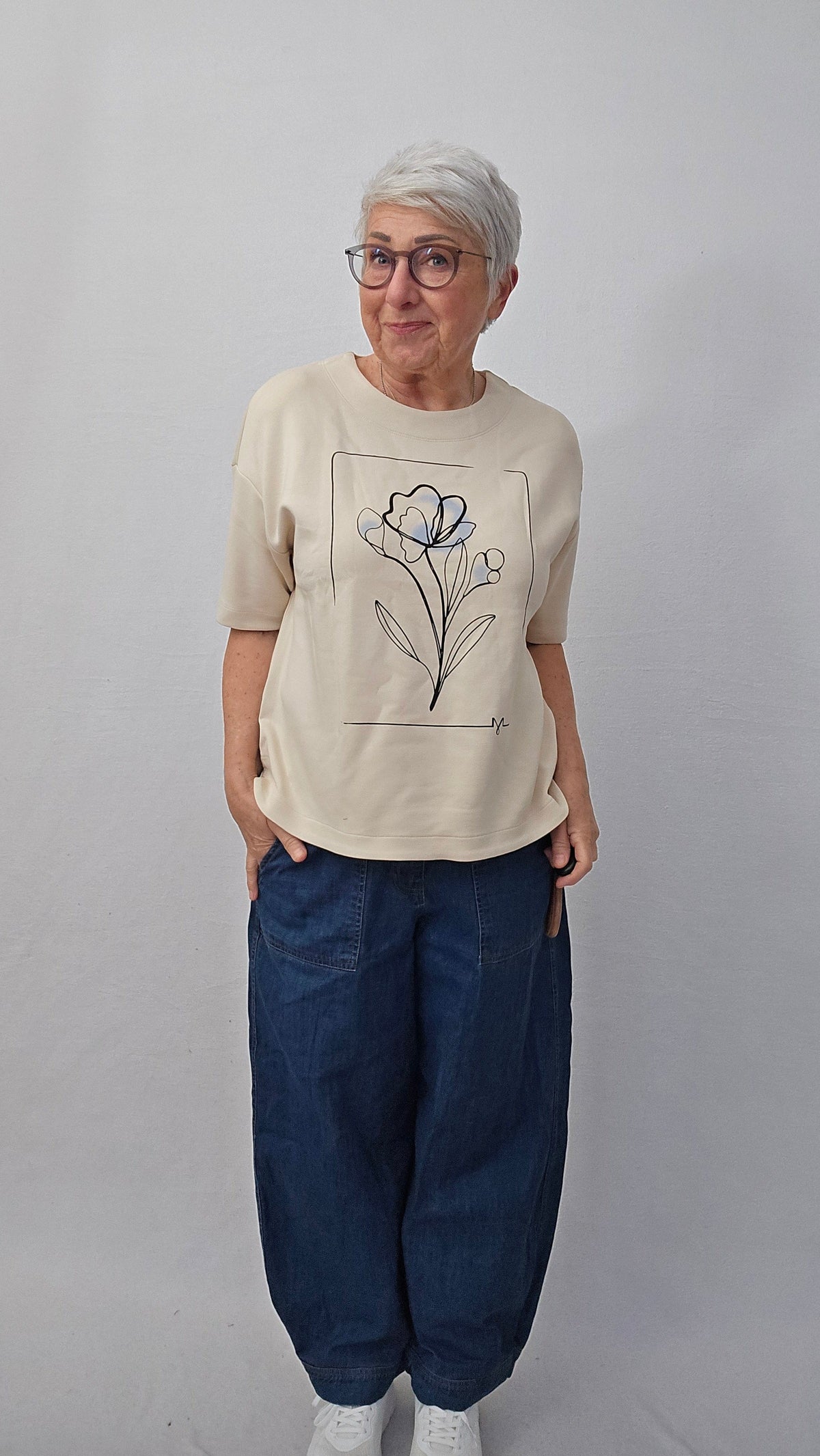 Masai Topp Masai- Dominan jerseytopp m/trykk kunstkolonialen