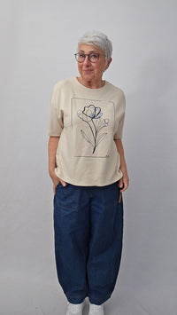 Masai Topp Masai- Dominan jerseytopp m/trykk kunstkolonialen