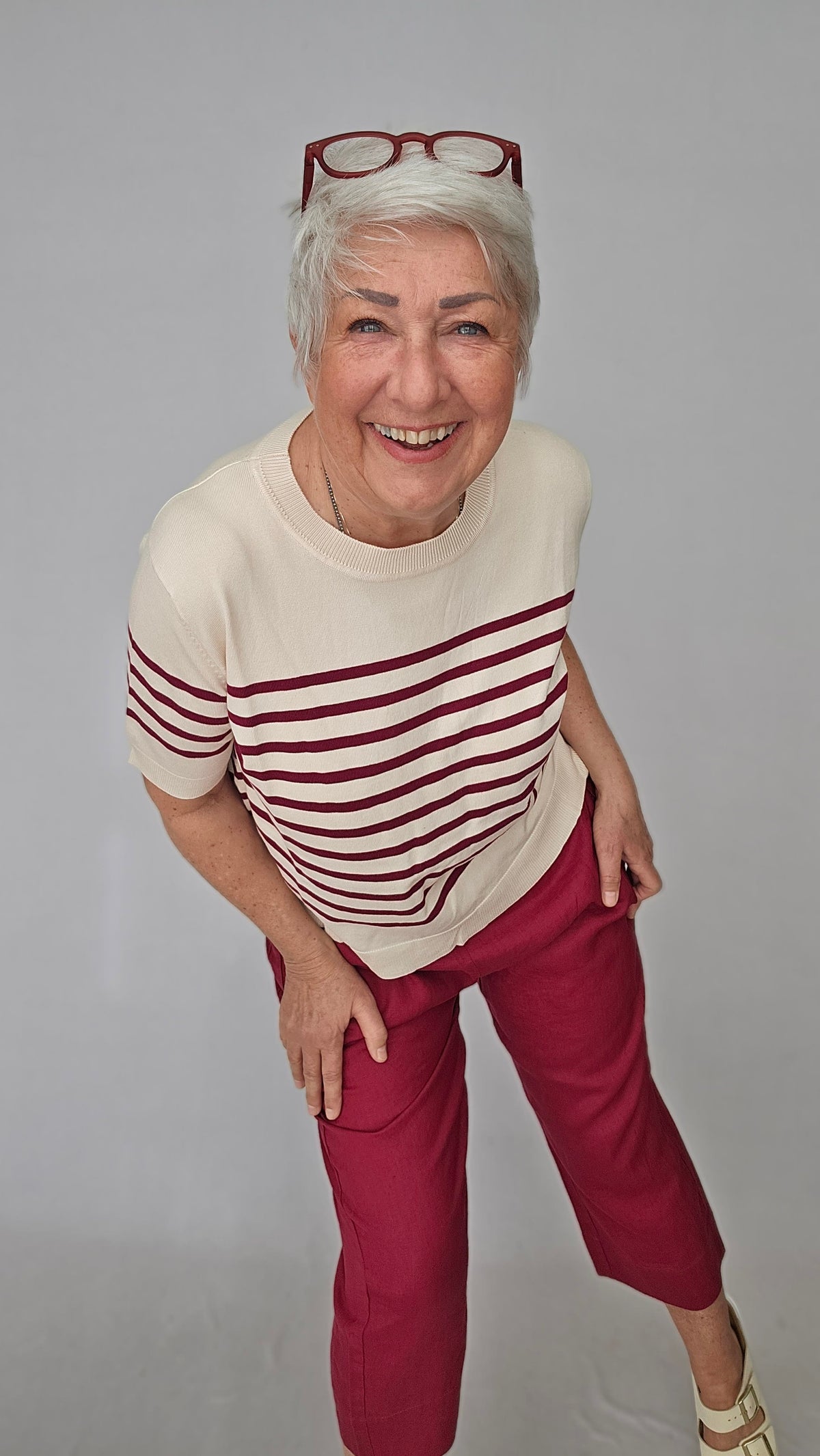 Masai Topp MASAI- Florayne stripete topp kunstkolonialen