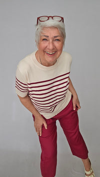 Masai Topp MASAI- Florayne stripete topp kunstkolonialen