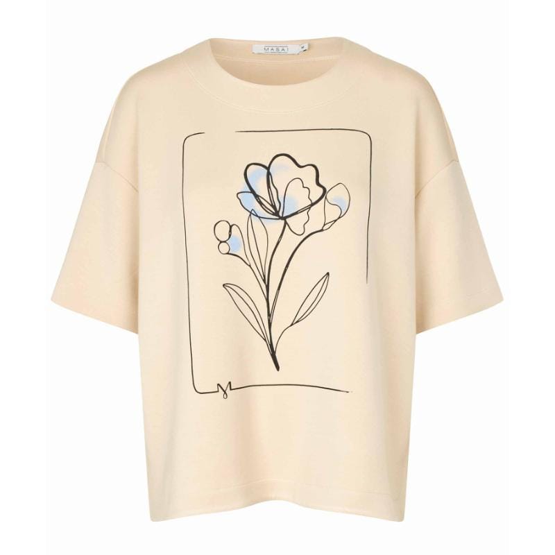 Masai Topp S Masai- Dominan jerseytopp m/trykk kunstkolonialen