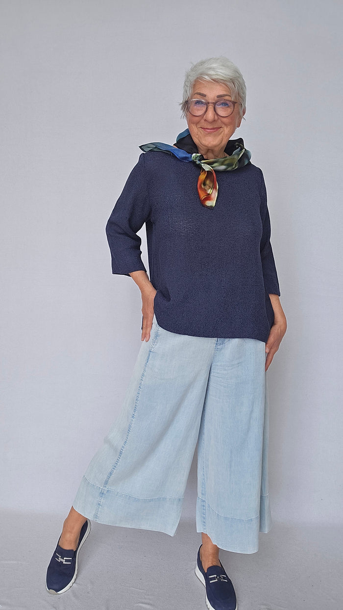 Masai Topp S / Navy MASAI- Dovinia topp A-shape kunstkolonialen