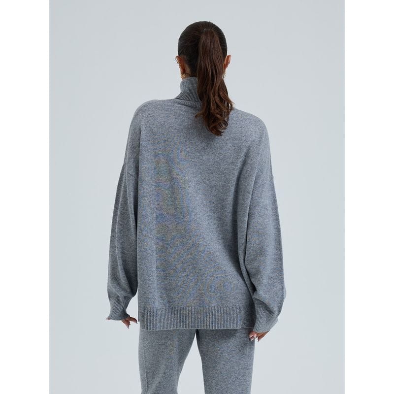 Seamless Basic Genser Seamless Basic- Cashmere Roll Neck Jumper kunstkolonialen