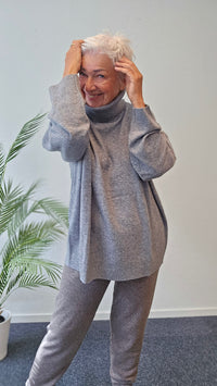 Seamless Basic Genser Seamless Basic- Cashmere Roll Neck Jumper kunstkolonialen