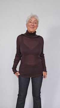 Seamless Basic Genser Seamless Basic- Fiori Rollneck Wool kunstkolonialen