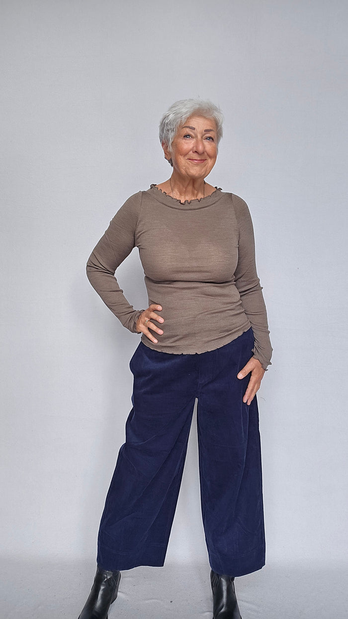 Seamless Basic Genser Seamless Basic- Wooly boat neck kunstkolonialen
