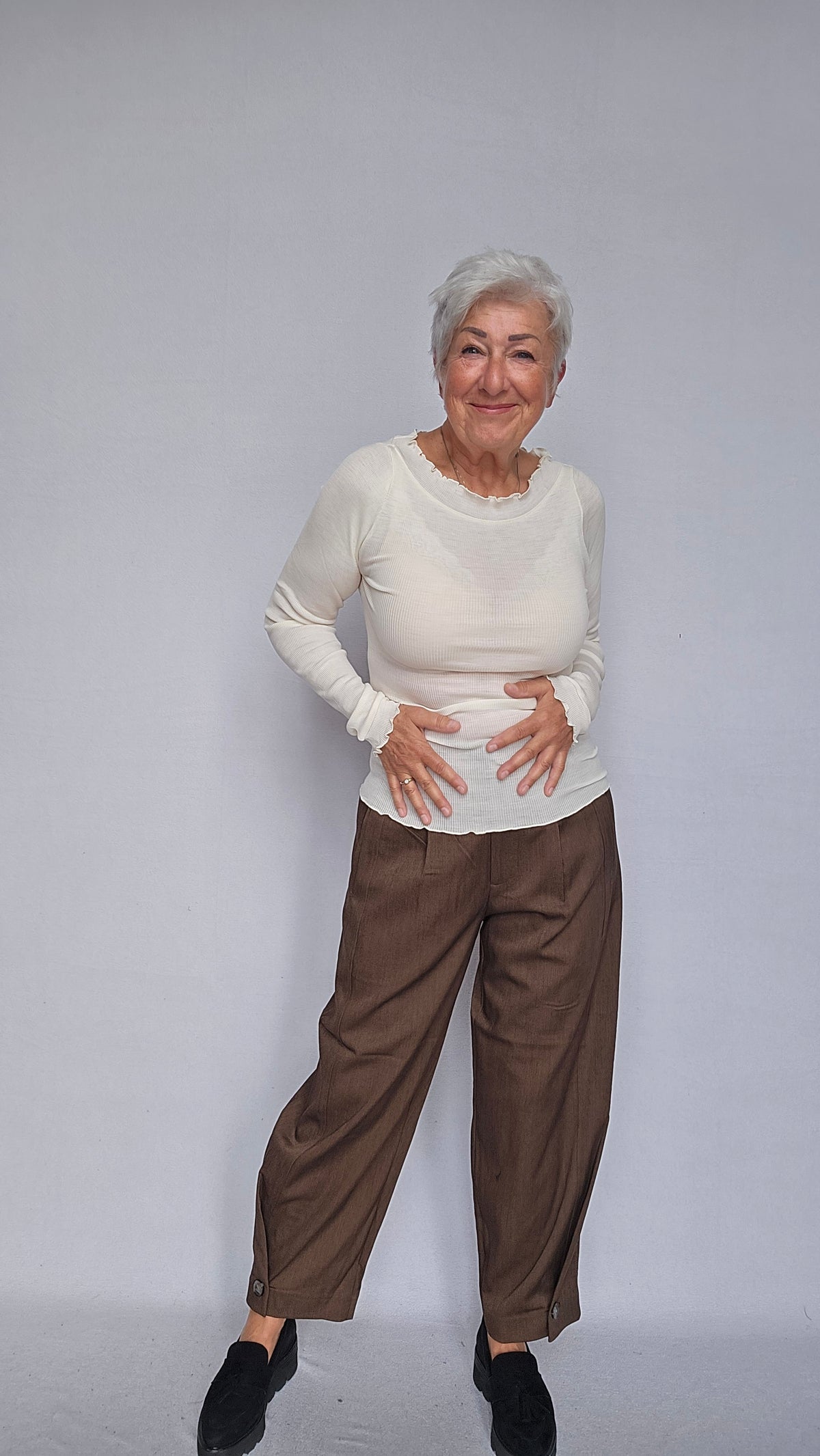 Seamless Basic Genser Seamless Basic- Wooly boat neck kunstkolonialen