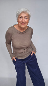 Seamless Basic Genser Seamless Basic- Wooly boat neck kunstkolonialen
