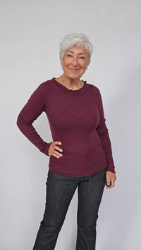 Seamless Basic Genser Seamless Basic- Wooly boat neck kunstkolonialen