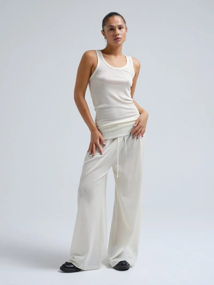 Seamless Basic Tank top One size / Off white Seamless Basic- Woolen Isa kunstkolonialen