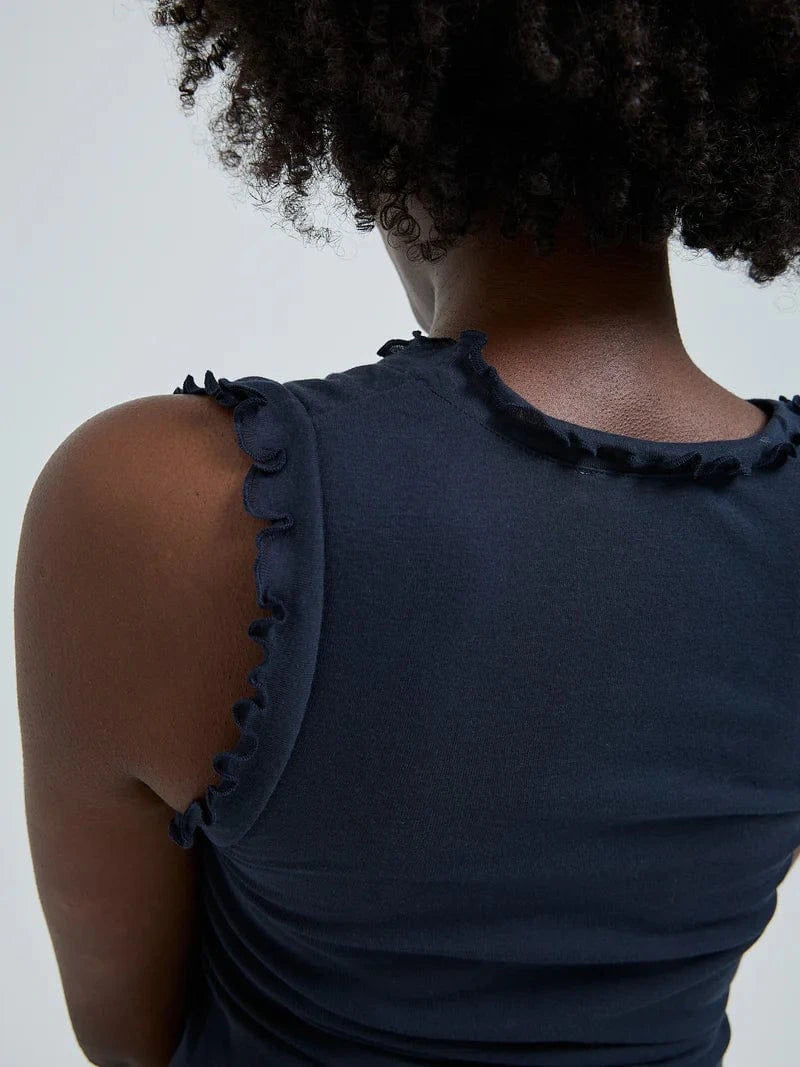 Seamless Basic Tank top Seamless Basic- Flounce Cotton Tank Top kunstkolonialen