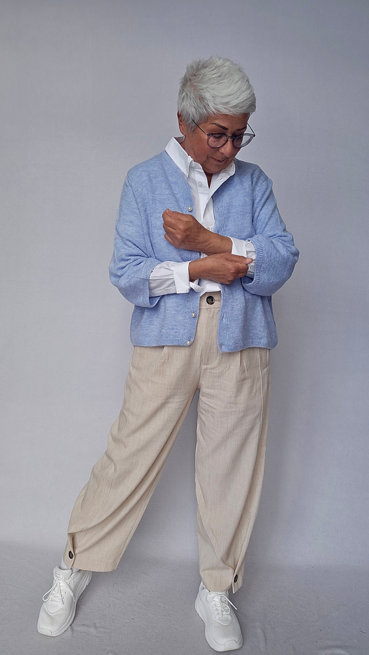 Skovhuus Cardigan Skovhuus- 4180 Cardigan m/perleknapper kunstkolonialen