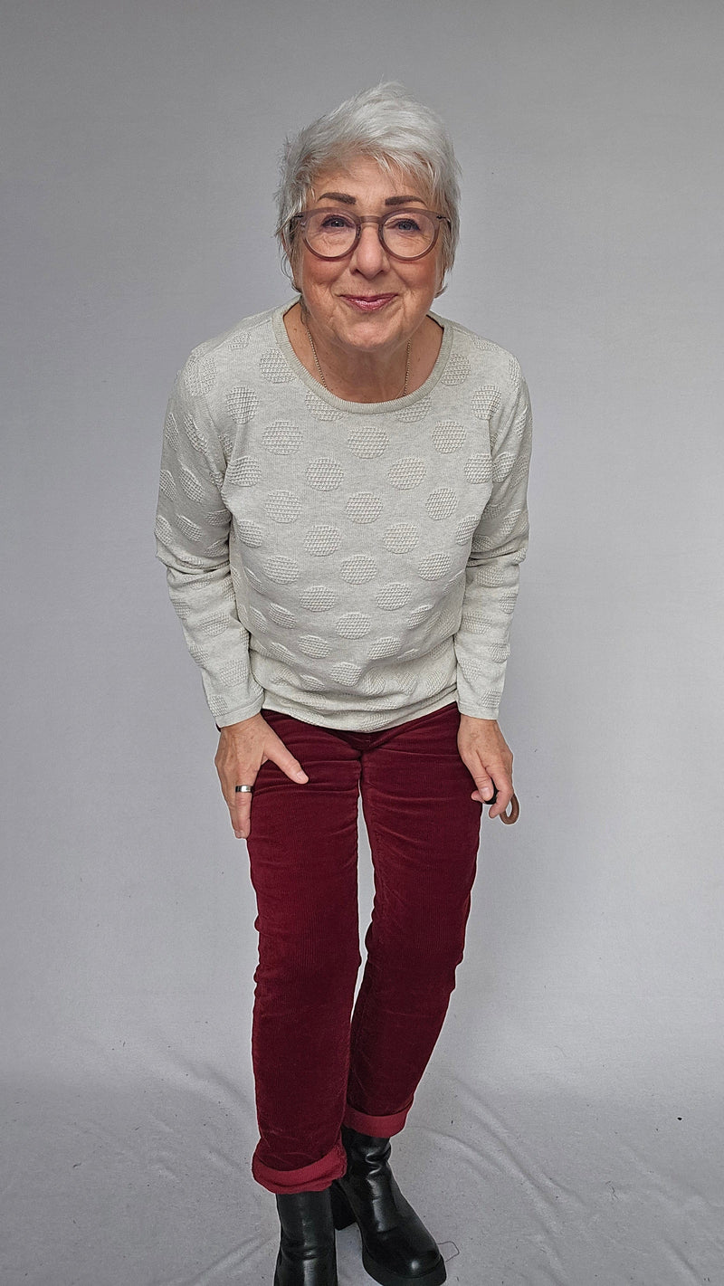 Skovhuus Genser Skovhuus- 3343 Liv bomullsgenser m/dotter kunstkolonialen