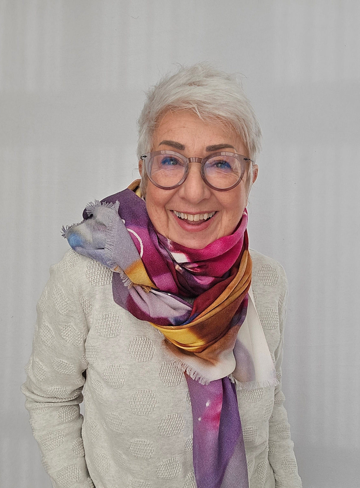 Skovhuus Genser Skovhuus- 3343 Liv bomullsgenser m/dotter kunstkolonialen