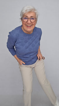 Skovhuus Genser Skovhuus- 3343 Liv bomullsgenser m/dotter kunstkolonialen