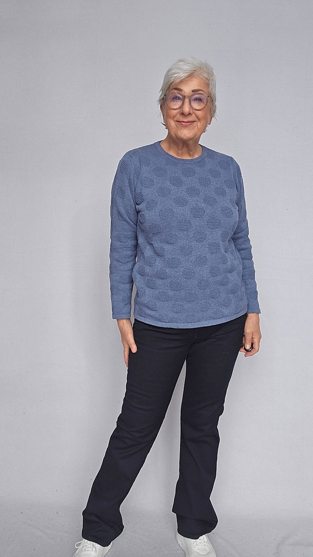 Skovhuus Genser Skovhuus- 3343 Liv bomullsgenser m/dotter kunstkolonialen