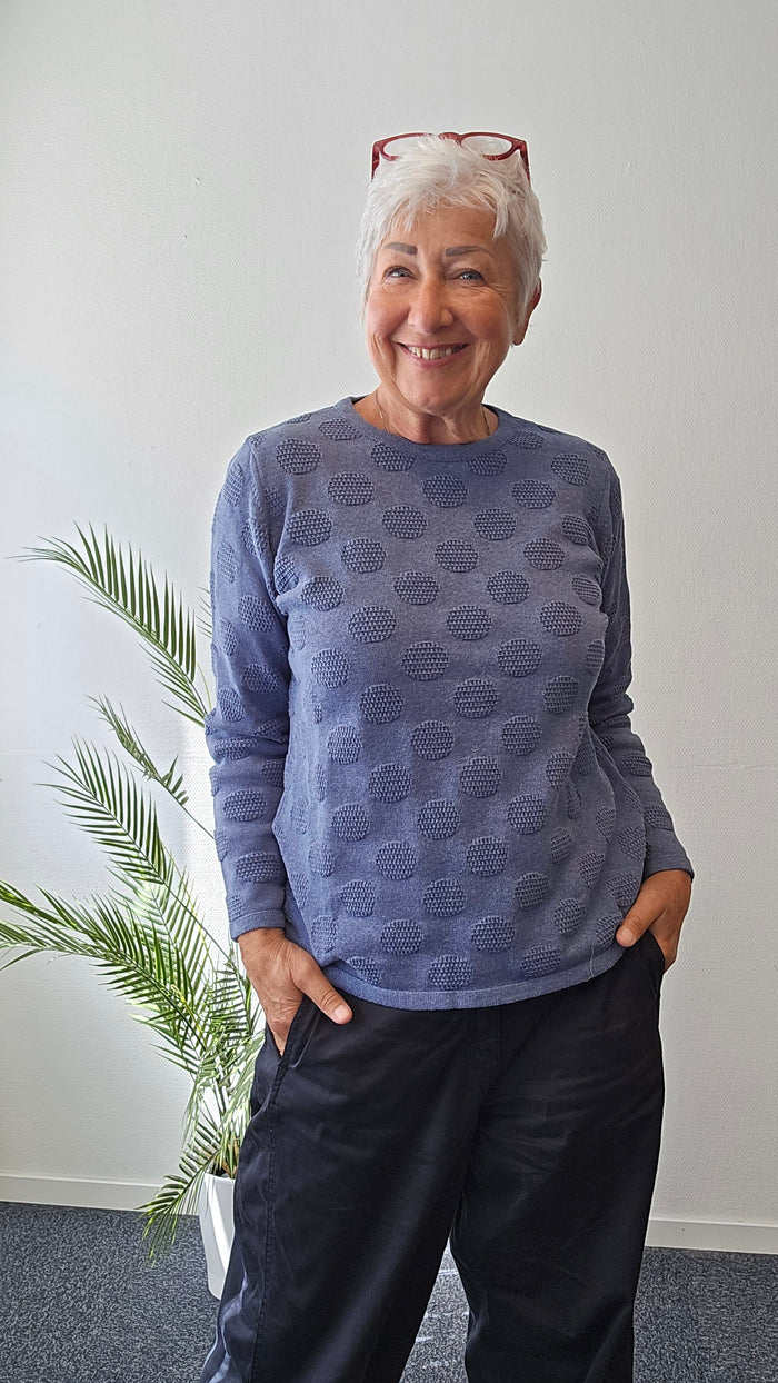 Skovhuus Genser Skovhuus- 3343 Liv bomullsgenser m/dotter kunstkolonialen