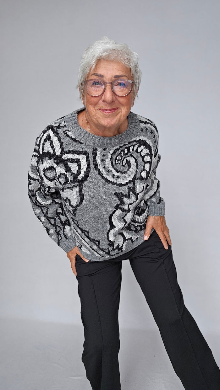 Skovhuus Genser Skovhuus- 4316 Genser m/mønster kunstkolonialen