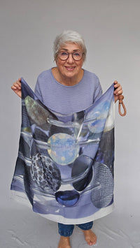 Skovhuus Genser Skovhuus- 5353 Irene bomullsgenser med glidelåspynt kunstkolonialen