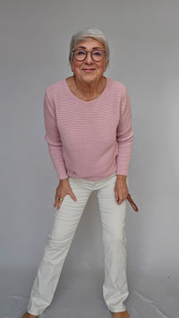 Skovhuus Genser Skovhuus- 5353 Irene bomullsgenser med glidelåspynt kunstkolonialen