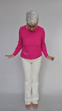 Skovhuus Genser Skovhuus- 5353 Irene bomullsgenser med glidelåspynt kunstkolonialen