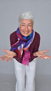 Skovhuus Genser Skovhuus- 5353 Irene bomullsgenser med glidelåspynt kunstkolonialen