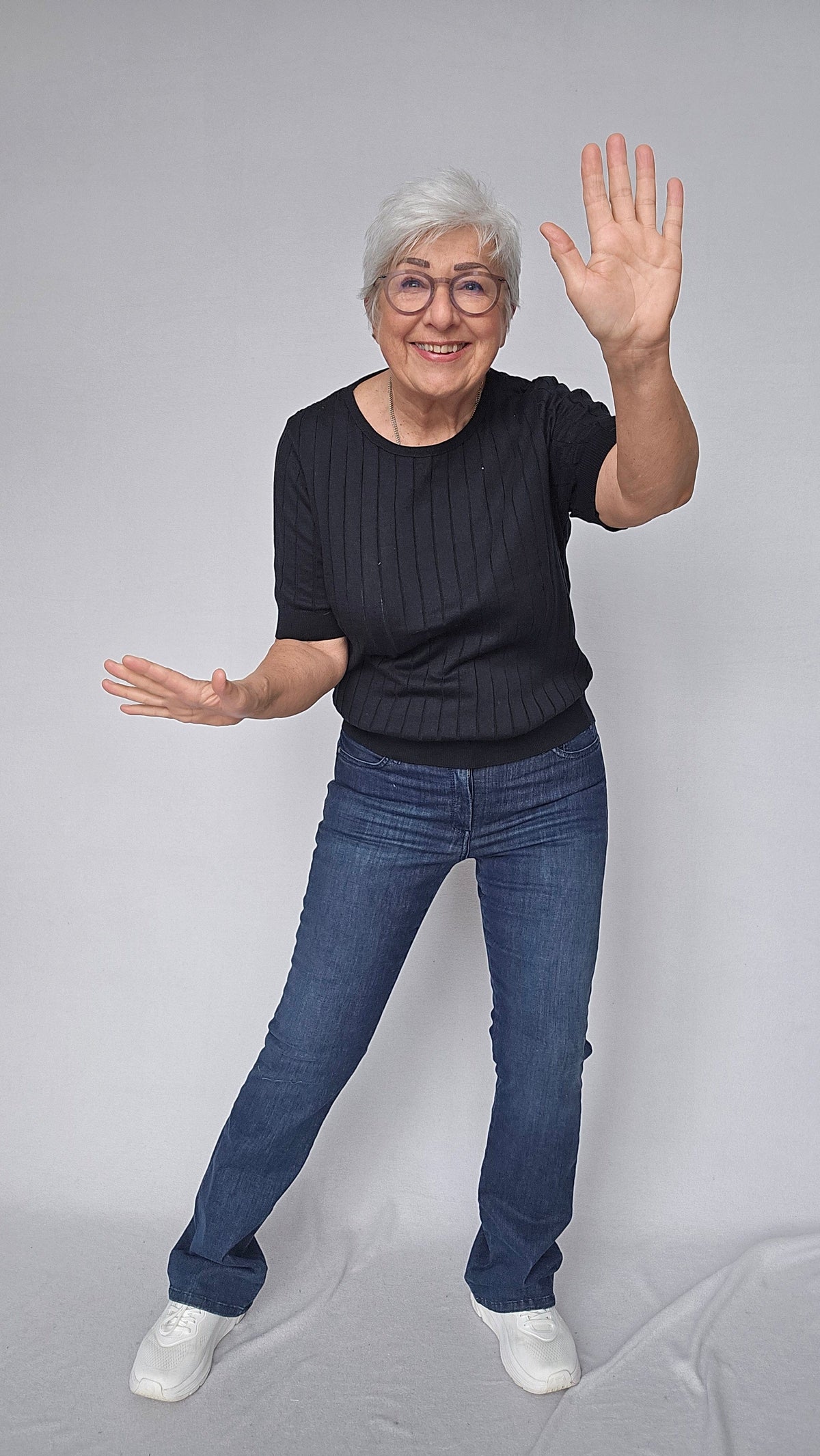 Skovhuus Topp S / Dark navy Skovhuus- 3066 Rib knit T-shirt kunstkolonialen