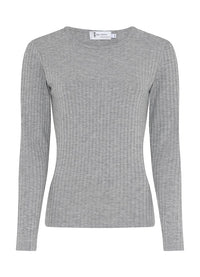 Tif Tiffy Genser Grey Mel / S Tif Tiffy- Janett Long Sleeve i mange fine farger kunstkolonialen