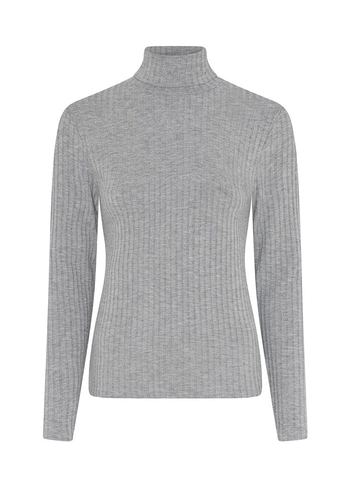 Tif Tiffy Genser Grey mel / S Tif Tiffy- Janett Rollneck kunstkolonialen