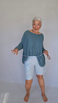 Tif Tiffy Linshorts Tif Tiffy- Kamill shorts i lin kunstkolonialen