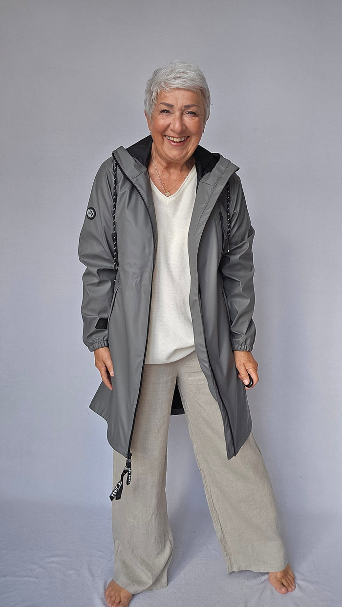 Tif Tiffy Regnjakke S/M Tif Tiffy- Kargo Short Rain Jacket kunstkolonialen
