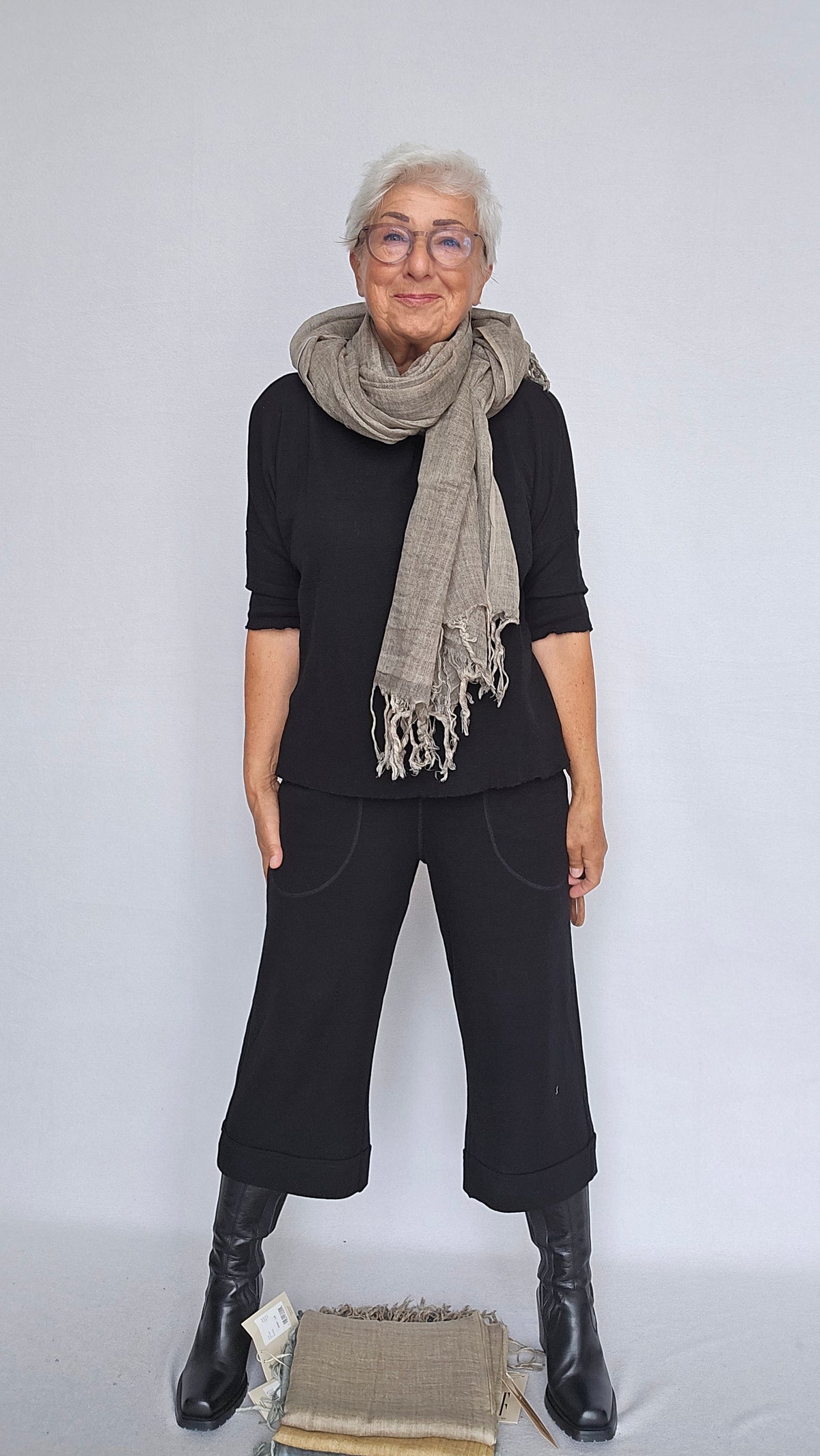 Tif Tiffy Skjerf Brown Tif Tiffy- Basic Wool Scarf kunstkolonialen