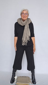 Tif Tiffy Skjerf Brown Tif Tiffy- Basic Wool Scarf kunstkolonialen