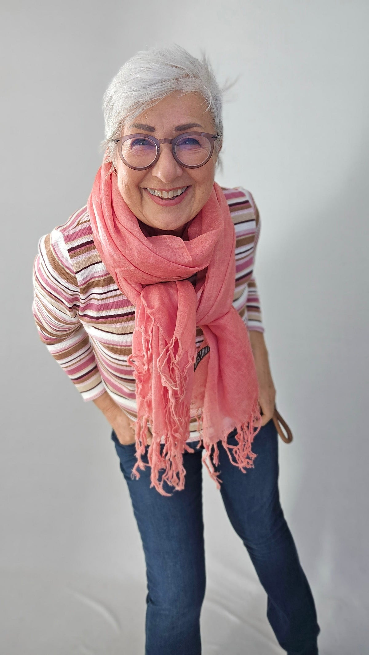 Tif Tiffy Skjerf Flamingo Tif Tiffy- Basic Wool Scarf i mange lekre farger ❤️ kunstkolonialen