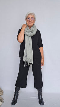 Tif Tiffy Skjerf Light grey Tif Tiffy- Basic Wool Scarf kunstkolonialen