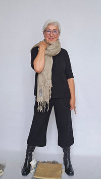 Tif Tiffy Skjerf Natural Tif Tiffy- Basic Wool Scarf kunstkolonialen