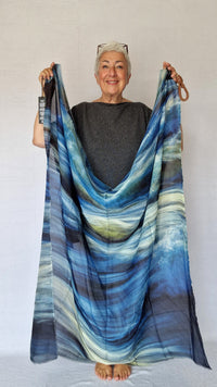 Tif Tiffy Skjerf Tif Tiffy- Wave Scarf kunstkolonialen