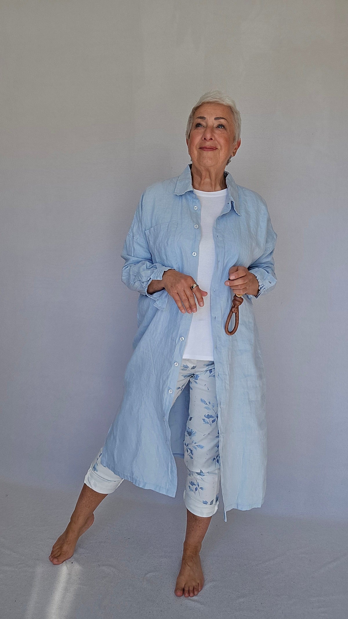 Tif Tiffy Skjorte Tif Tiffy-Karla Long Shirt kunstkolonialen
