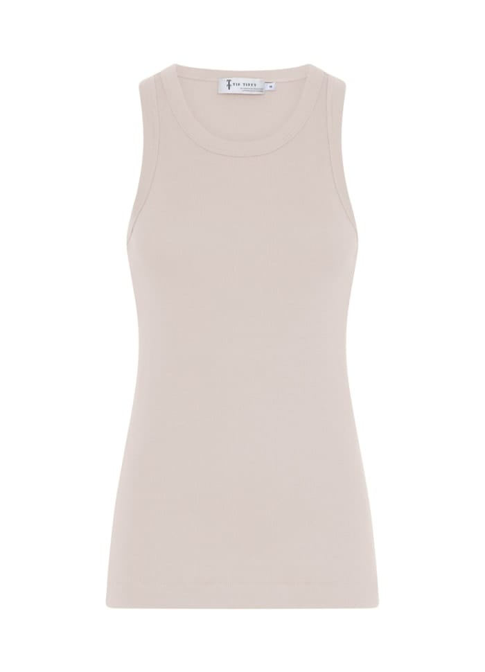 Tif Tiffy Tank top S / Chateaugrey Tif Tiffy- Ianna Rib Tank top kunstkolonialen