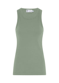 Tif Tiffy Tank top S / Turfgreen Tif Tiffy- Ianna Rib Tank top kunstkolonialen