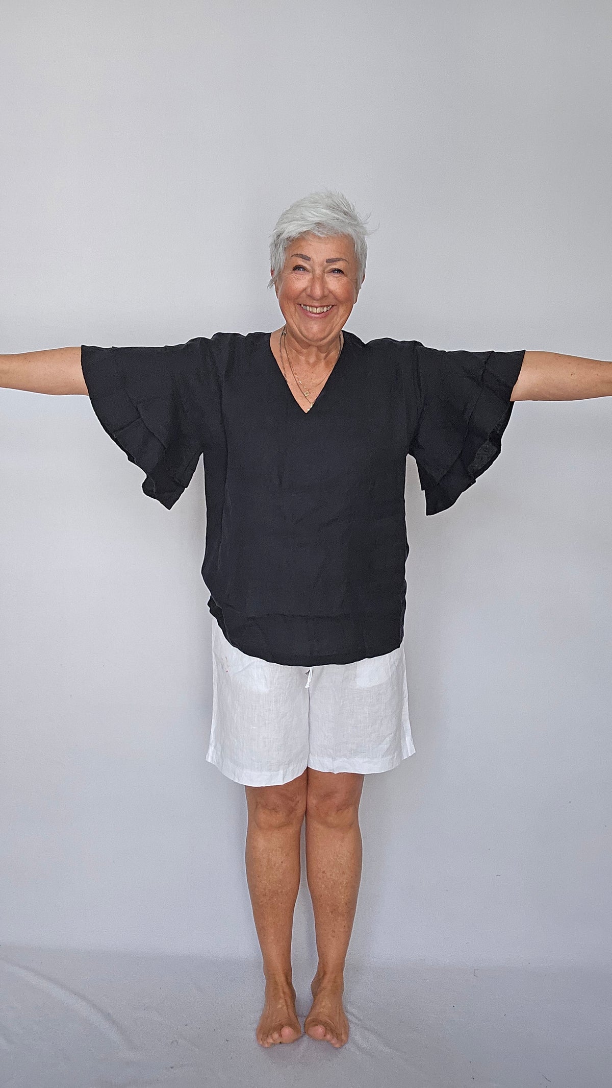 Tif Tiffy Topp S / Black Tif Tiffy- Kaz Top kunstkolonialen