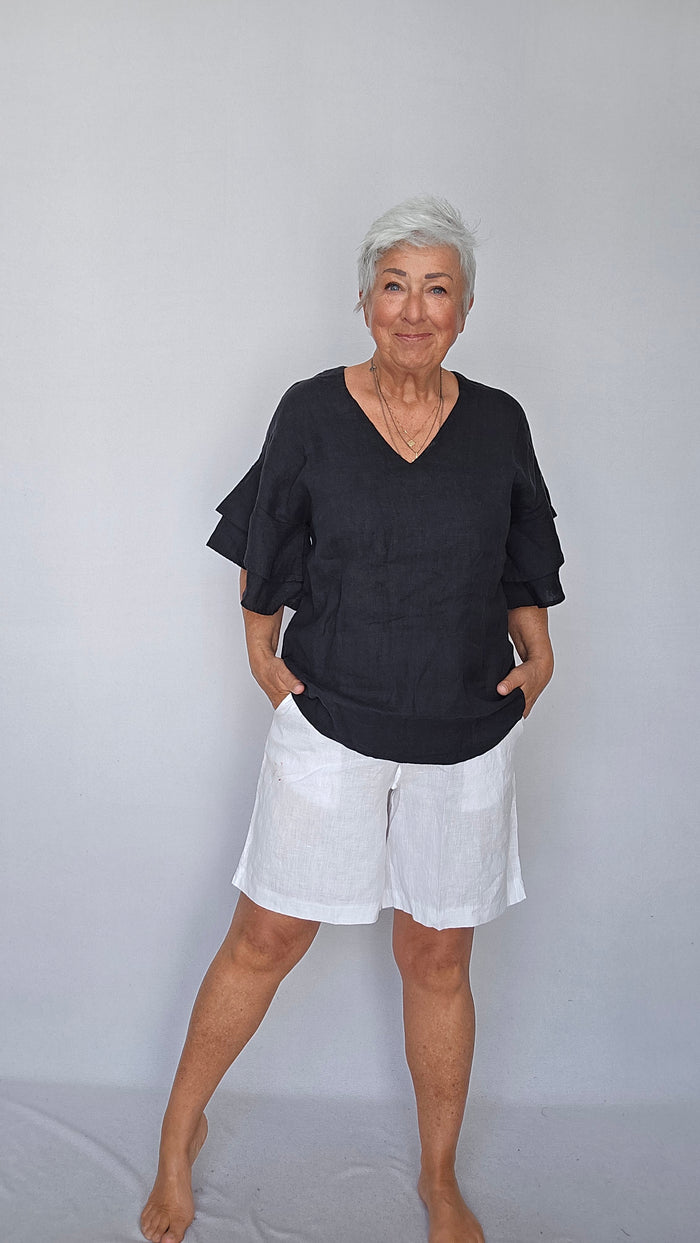 Tif Tiffy Topp S / Black Tif Tiffy- Kaz Top kunstkolonialen
