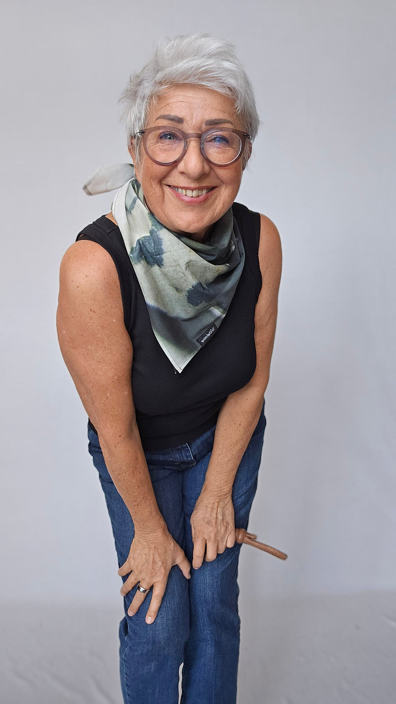 Wilhelmine Skjerf Wilhelmine- Lite Wilhelmineskjerf i bomull 70 x 70 kunstkolonialen