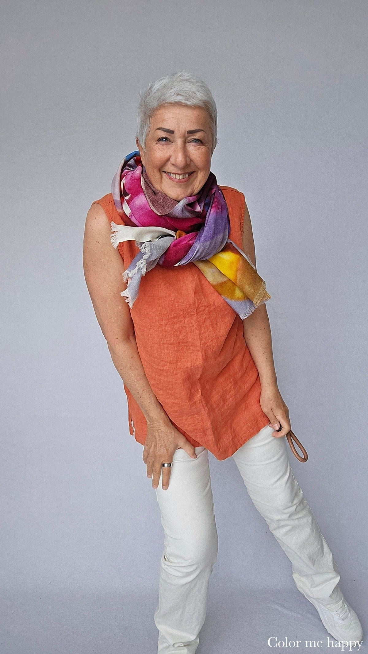 Wilhelmine Skjerf Wilhelmine- Wilhelmineskjerf i ull/silke kunstkolonialen