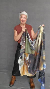 Wilhelmine Skjerf Wilhelmine- Wilhelmineskjerf i ull/silke kunstkolonialen