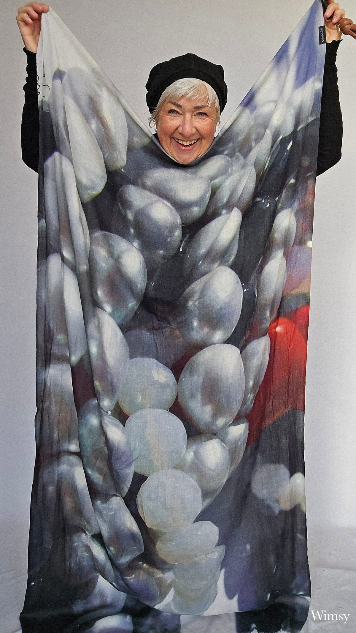 Wilhelmine Skjerf Wimsy Wilhelmine- Wilhelmineskjerf i ull/silke kunstkolonialen